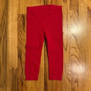 Hanna Andersson Ribbed Red Pants